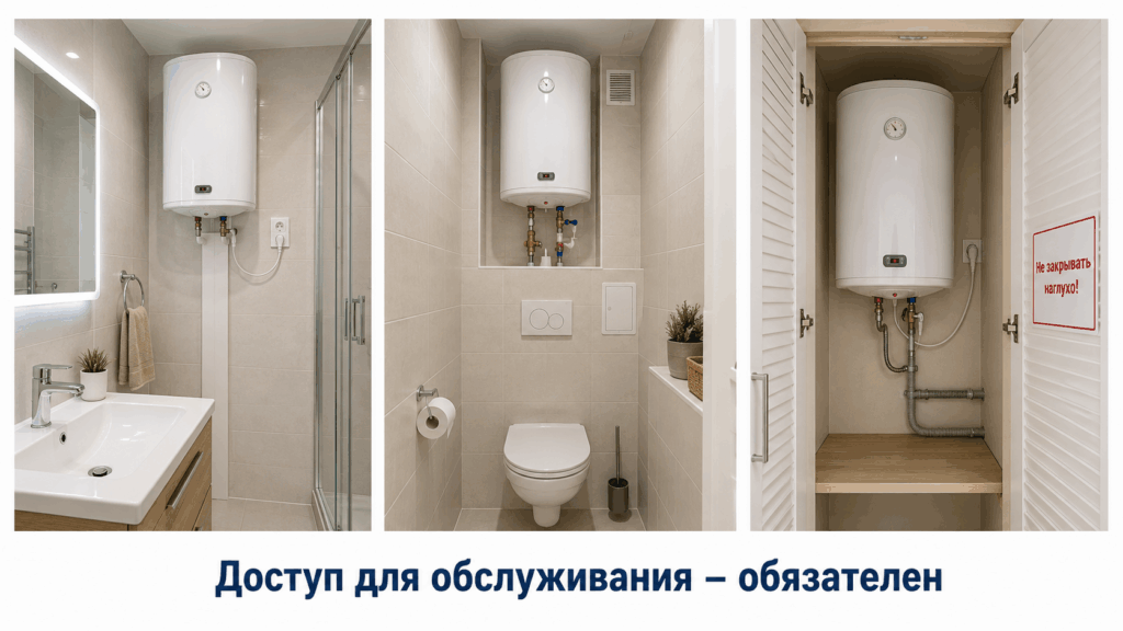 Компактные водонагреватели для современной ванной комнаты